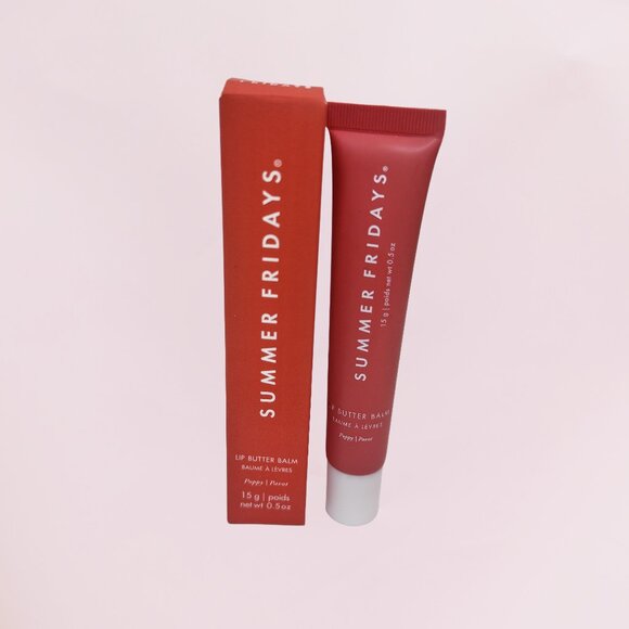 Poppy ( 1 PCS ) Summer Fridays Lip Butter Balm Conditioning Lip Mask New box - Picture 1 of 2